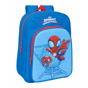 Skoletaske Spidey Bl 26 x 34 x 11 cm