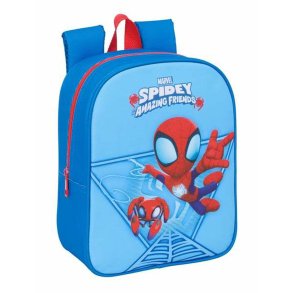 Skoletaske Spidey Bl 22 x 27 x 10 cm