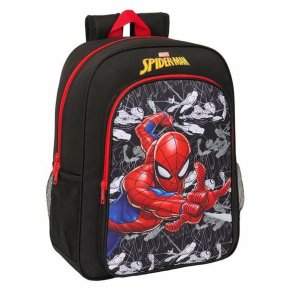 Skoletaske Spider-Man Sort Rd 33 x 42 x 14 cm
