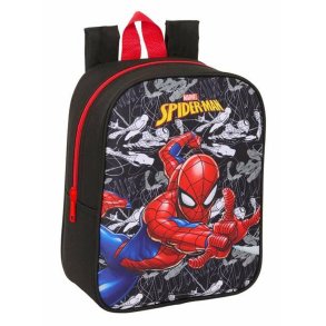 Skoletaske Spider-Man Sort Rd 22 x 27 x 10 cm