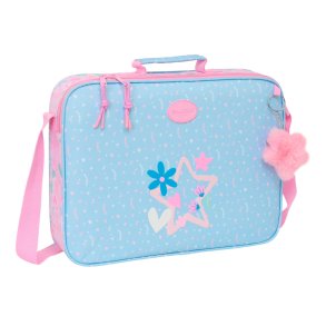 Skole skoletaske BlackFit8 Smile Pink Lysebl 38 x 28 x 6 cm