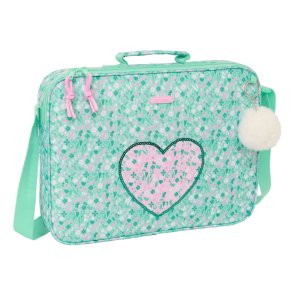 Skole skoletaske Safta Cuore Mint 38 x 28 x 6 cm