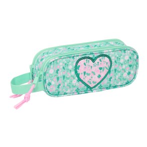 Dobbelt carry-all Safta Cuore Mint 21 x 8 x 6 cm