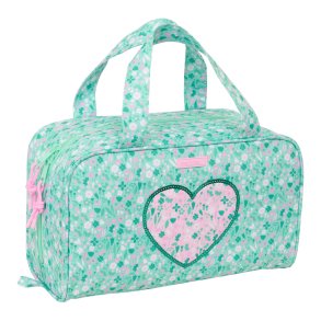 Rejsetoilettaske Safta Cuore Mint 31 x 14 x 19 cm