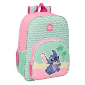 Skoletaske Lilo & Stitch Ice cream Pink 33 x 42 x 14 cm
