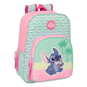 Skoletaske Lilo & Stitch Ice cream Pink 26 x 34 x 11 cm