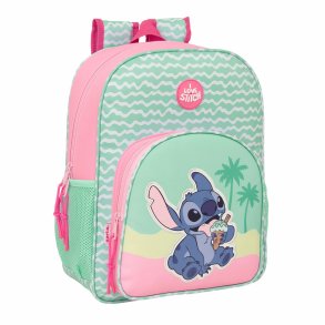Skoletaske Lilo & Stitch Ice cream Pink 32 x 38 x 12 cm