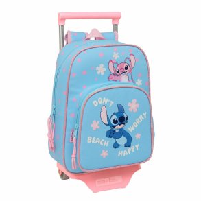 Skoletaske Lilo & Stitch Happy Himmelbl 26 x 11 x 67 cm 26 x 34 x 11 cm