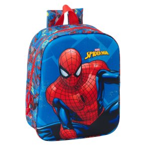 Brnetaske Spider-Man Rd Marinebl 22 x 27 x 10 cm 3D