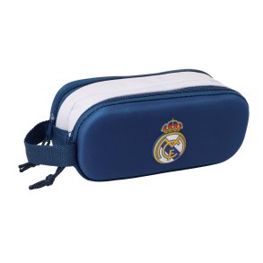 Dobbelt carry-all Real Madrid C.F. Sort 21 x 8 x 6 cm 3D