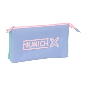 Tredobbelt bretaske Munich Mellow Bl Pink Himmelbl 22 x 12 x 3 cm