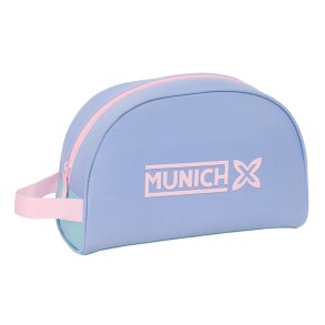 Rejsetoilettaske Munich Mellow Bl Pink Himmelbl 28 x 18 x 10 cm