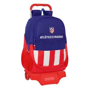 Skoletaske Atltico Madrid Bl Hvid Rd 32 x 44 x 16 cm