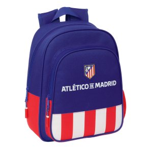 Skoletaske Atltico Madrid Bl Hvid Rd 27 x 33 x 10 cm