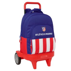 Skoletaske Atltico Madrid Bl Hvid Rd 33 x 45 x 22 cm