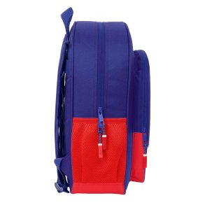 Skoletaske Atltico Madrid Bl Hvid Rd 32 x 38 x 12 cm