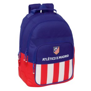 Skoletaske Atltico Madrid Bl Hvid Rd 32 x 42 x 15 cm