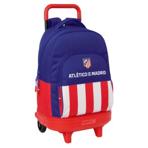 Skoletaske Atltico Madrid Bl Hvid Rd 33 x 45 x 22 cm