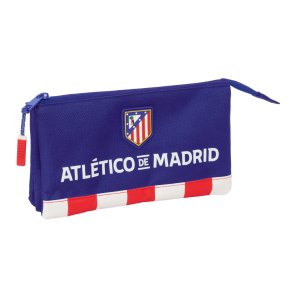 Tredobbelt bretaske Atltico Madrid Bl Hvid Rd 22 x 12 x 3 cm