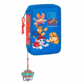 Dobbelt penalhus The Paw Patrol Cool Bl Rd 12.5 x 19.5 x 4 cm 29 Dele
