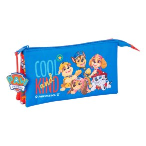Tredobbelt bretaske The Paw Patrol Cool Bl Rd 22 x 12 x 3 cm