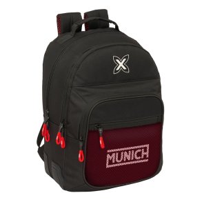 Skoletaske Munich Vulcan Sort 32 x 42 x 15 cm