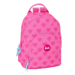Skoletaske Barbie Corazones Pink 25 x 30 x 13 cm