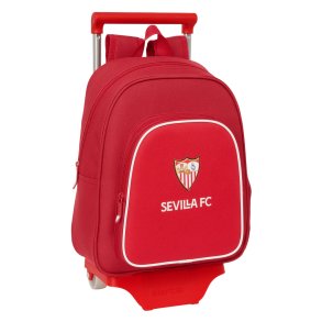 Skolerygsk med Hjul Sevilla Ftbol Club Rd 28 x 34 x 10 cm