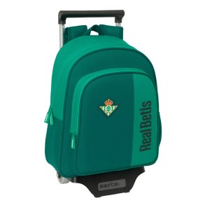 Skolerygsk med Hjul Real Betis Balompi Grn 28 x 34 x 10 cm