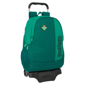 Skolerygsk med Hjul Real Betis Balompi Grn 30 x 43 x 14 cm