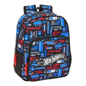 Skoletaske Hot Wheels Multifarvet 27 x 33 x 10 cm