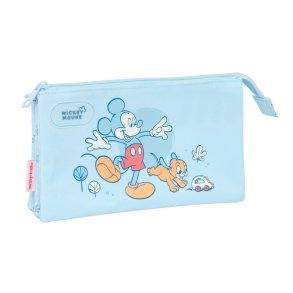 Tredobbelt bretaske Mickey Mouse Clubhouse Baby Lysebl 22 x 12 x 3 cm