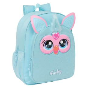 Skoletaske Furby Himmelbl 32 x 38 x 12 cm