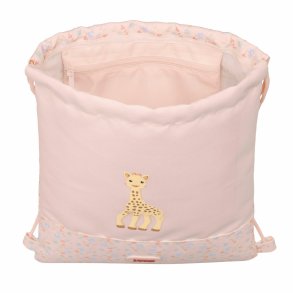 Rygsk med Snore Sophie la Girafe 26 x 34 x 1 cm