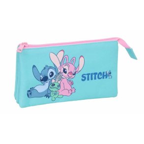 Tredobbelt bretaske Stitch Bl 22 x 12 x 3 cm