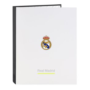 Ringbind Real Madrid C.F. Hvid A4 26.5 x 33 x 4 cm