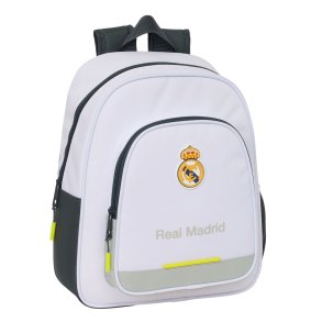 Skoletaske Real Madrid C.F. Hvid 28 x 34 x 10 cm
