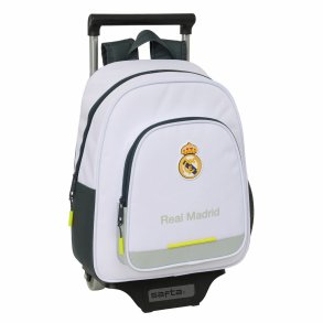Skoletaske Real Madrid C.F. Hvid 28 x 34 x 10 cm