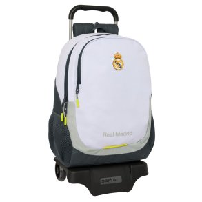 Skoletaske Real Madrid C.F. Hvid 32 x 44 x 16 cm