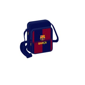 Skuldertaske F.C. Barcelona Bl Rdbrun 16 x 22 x 6 cm