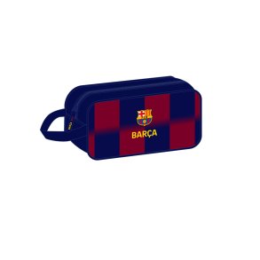 Rejseskotaske F.C. Barcelona Bl� R�dbrun 29 x 15 x 14 cm