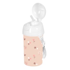 Vandflaske Safta Flores Pink PVC 500 ml