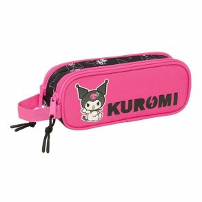 Dobbelt carry-all Kuromi Sort Fuchsia 21 x 8 x 6 cm