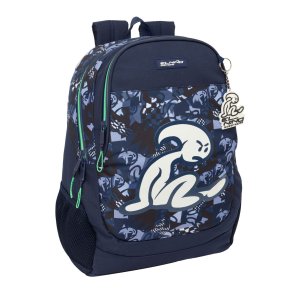 Skoletaske El Ni�o Navy Marinebl� 32 x 44 x 16 cm