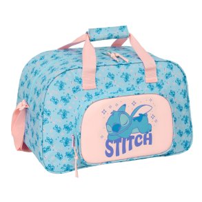 Sportstaske Lilo & Stitch Ohana Lysebl� 40 x 24 x 23 cm