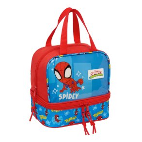 Madkasse med tilbeh�r Spider-Man Bl� R�d 20 x 20 x 15 cm