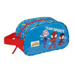 Rejsetoilettaske Spider-Man Bl� R�d 26 x 15 x 12 cm