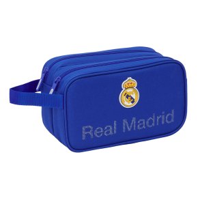 Rejsetoilettaske Real Madrid C.F. Bl� Sportslig 26 x 15 x 12.5 cm