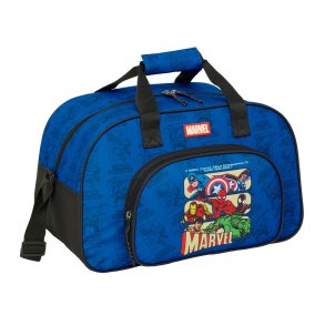 Sportstaske The Avengers Bl� Sort 40 x 24 x 23 cm