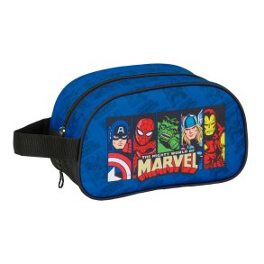 Rejsetoilettaske The Avengers Bl� Sort 26 x 15 x 12 cm